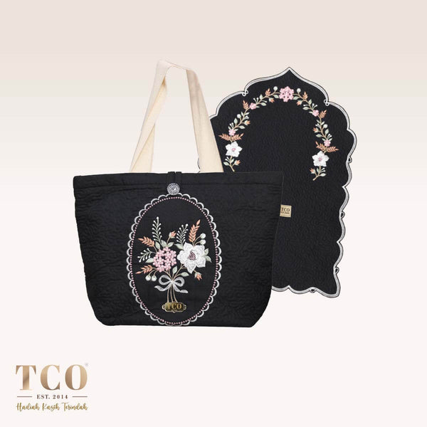 Seri Maya Bag & Mini Sajaddah in Classic Black