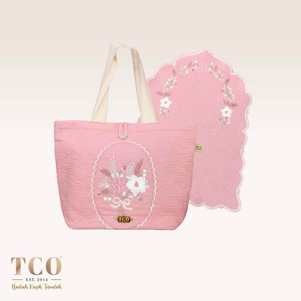 Seri Maya Bag & Mini Sajaddah in Pastel Rose