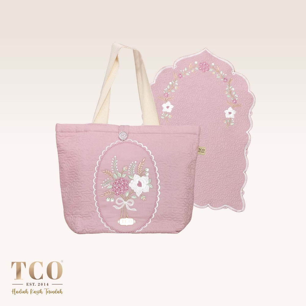 Seri Maya Bag & Mini Sajaddah in Plum Mauve