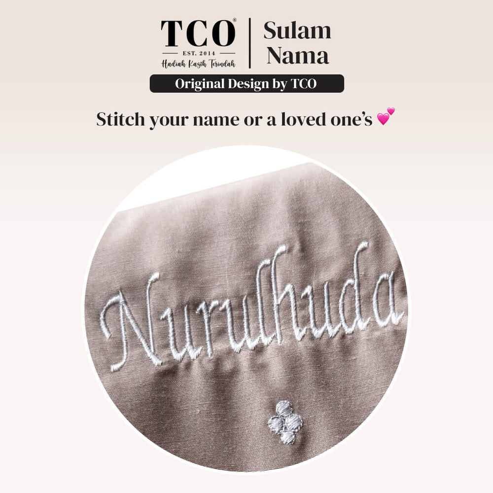 [ADD-ON] TCO Exclusive Name Embroidery