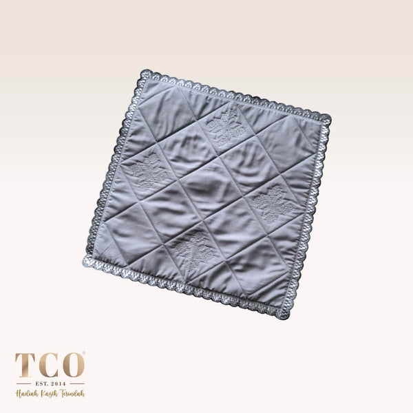 Tatreez Mini Sajaddah in Grayish Blue
