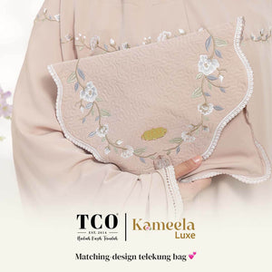 Telekung Kameela Luxe in Dusty Rose