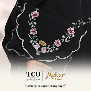 Telekung Mekar Luxe in Hazel Wood
