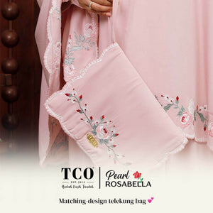 Telekung Pearl Rosabella in Smoky Bluish