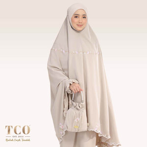 [LIMITED] Telekung Blossom Luxe in Hazel Wood