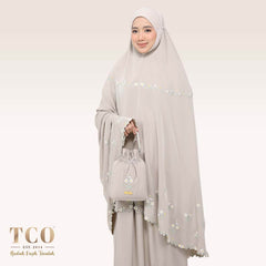 Telekung Daisy Luxe in Hazel Wood