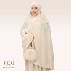 Telekung Florina in Caramel