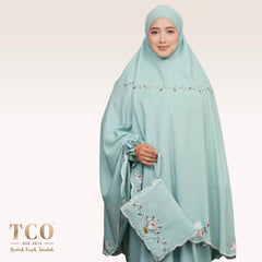 Telekung Pearl Rosabella in Dusty Sky