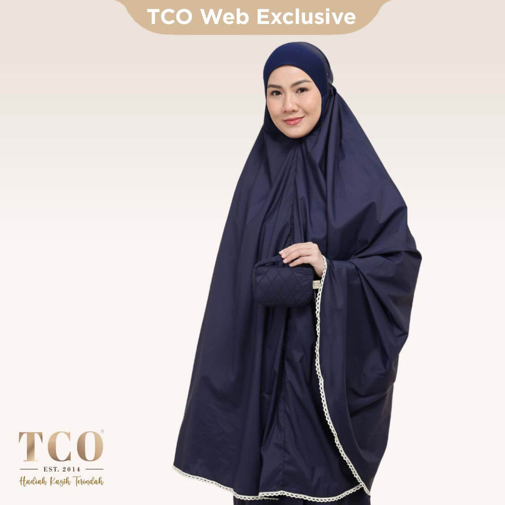 Telekung Travel Ezi Vera in Blue