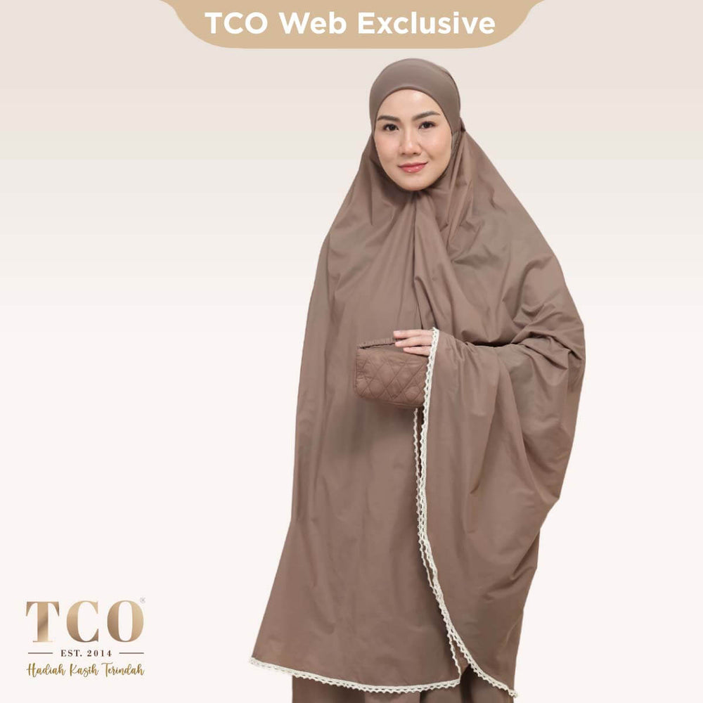 Telekung Travel Ezi Vera in Brown