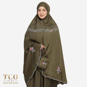Telekung Travel Wander in Army Green
