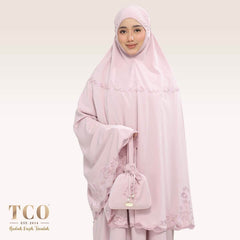 Telekung Windy Luxe in Dusty Rose