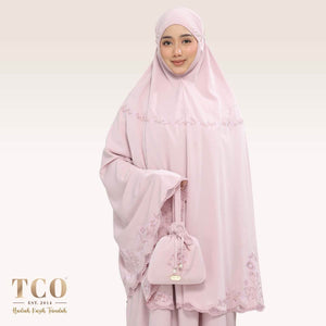 Telekung Windy Luxe in Dusty Rose