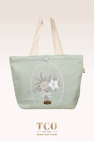 Seri Maya Bag & Mini Sajaddah in Serene Green