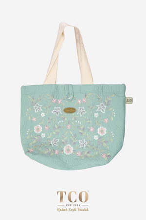 Seri Nilam Bag & Mini Sajaddah in Frosty Aqua