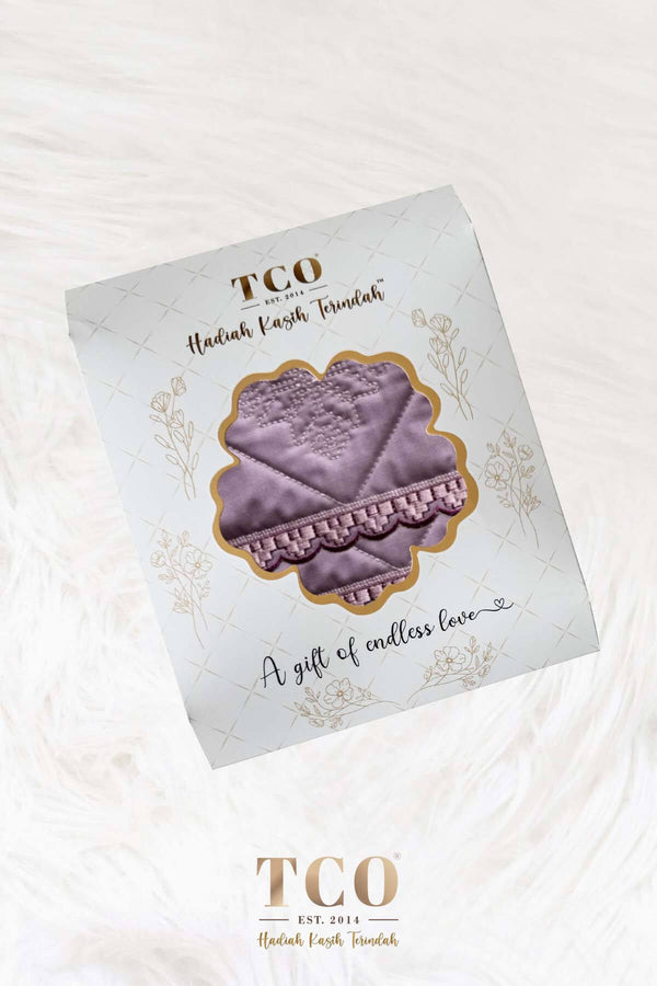 Tatreez Mini Sajaddah in Mellow Mauve