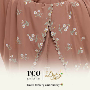 Telekung Daisy Luxe in Hazel Wood