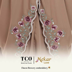 Telekung Mekar Luxe in Hazel Wood