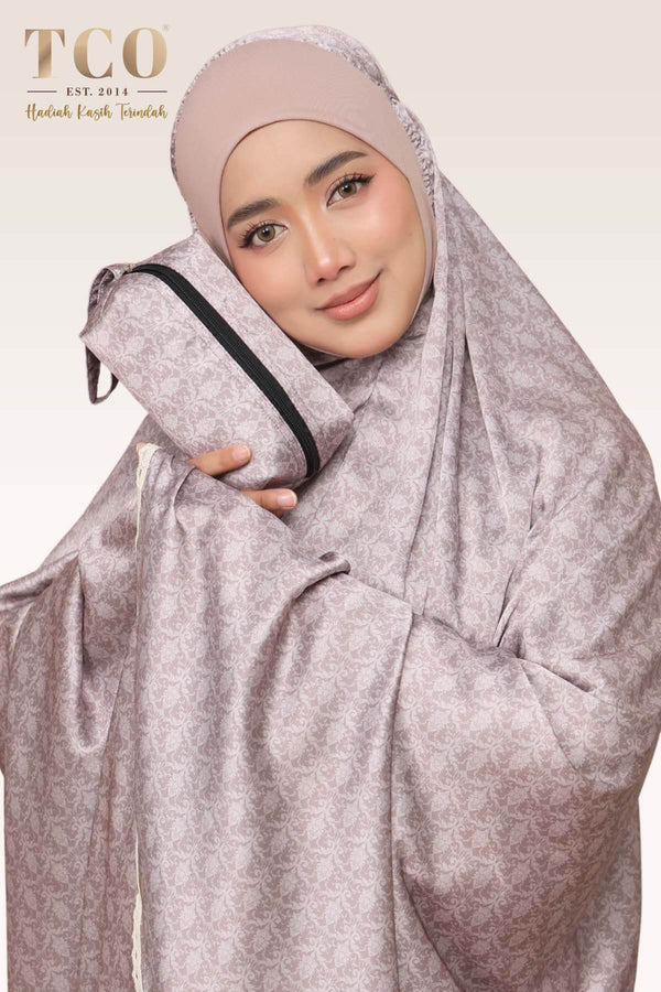 Telekung Travel Ezi Damask