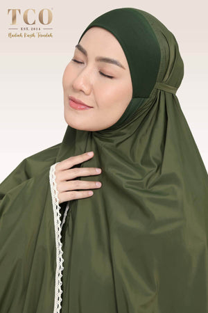 Telekung Travel Ezi Vera in Green