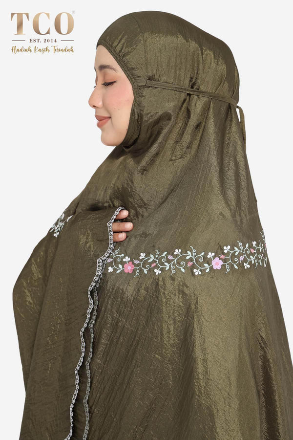 Telekung Travel Wander in Army Green