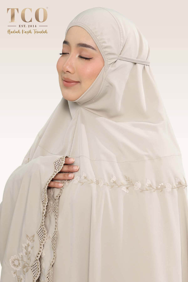 Telekung Windy Luxe in Hazel Wood