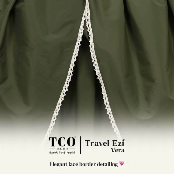 Telekung Travel Ezi Vera in Green