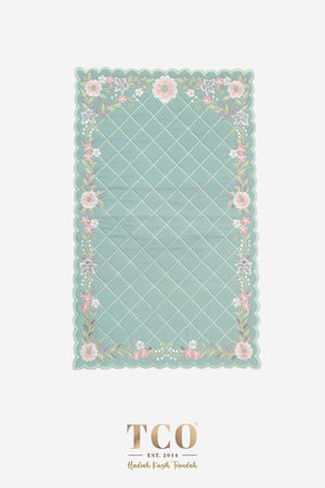 Seri Nilam Bag & Mini Sajaddah in Frosty Aqua