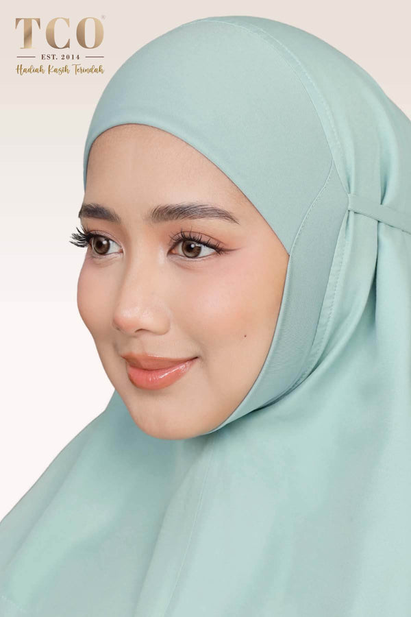Telekung Pearl Rosabella in Dusty Sky