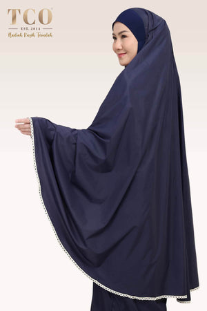 Telekung Travel Ezi Vera in Blue