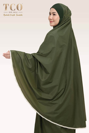 Telekung Travel Ezi Vera in Green