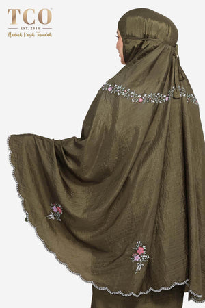 Telekung Travel Wander in Army Green