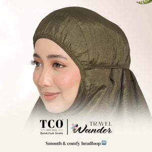 Telekung Travel Wander in Army Green