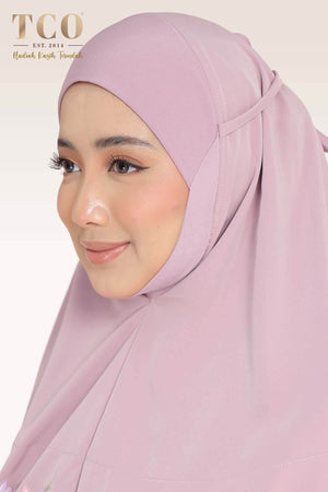 [LIMITED] Telekung Blossom Luxe in Dusty Mauve