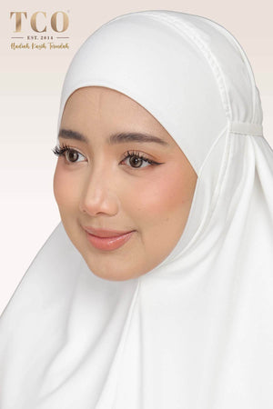 Nawa Mini Telekung in Off White