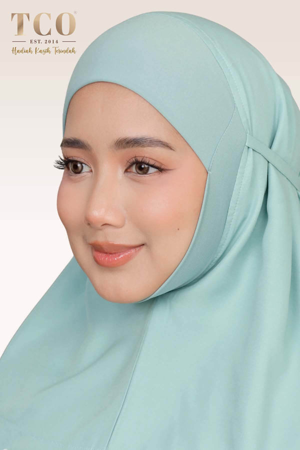 Telekung Pearl Ratna in Dusty Sky