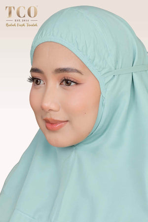 Telekung Pearl Yasmine in Dusty Sky