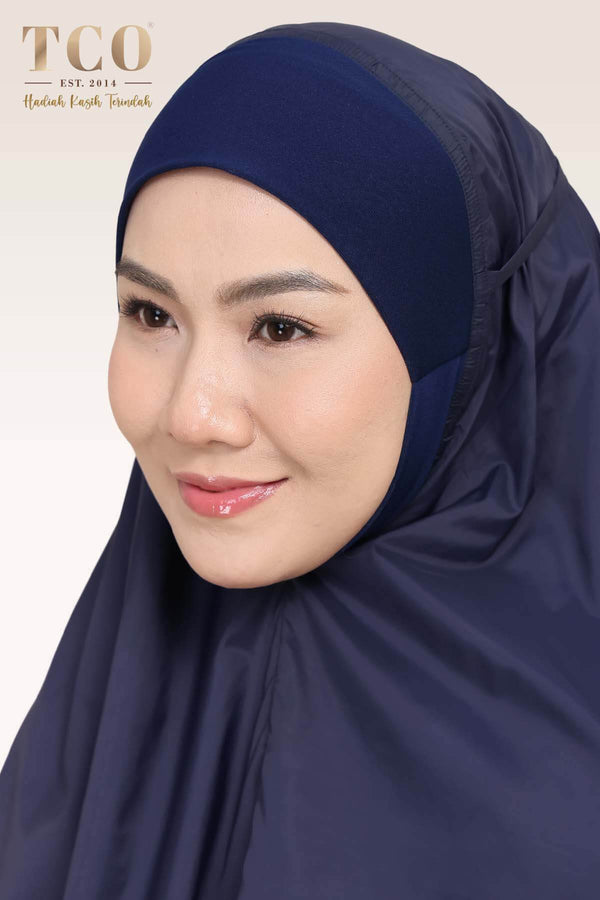 Telekung Travel Ezi Vera in Blue