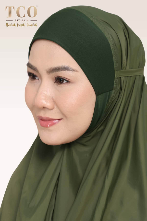 Telekung Travel Ezi Vera in Green