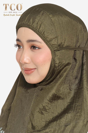 Telekung Travel Wander in Army Green