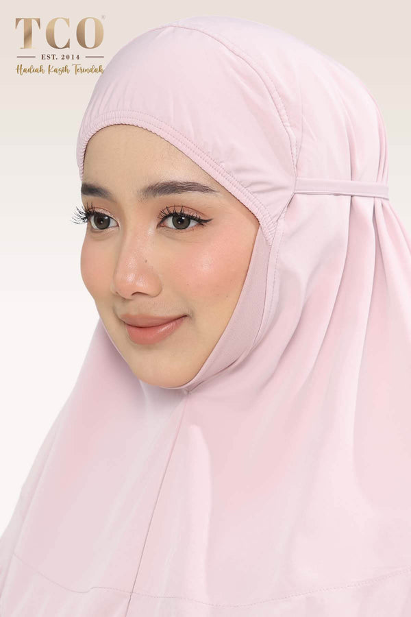 Telekung Windy Luxe in Dusty Rose