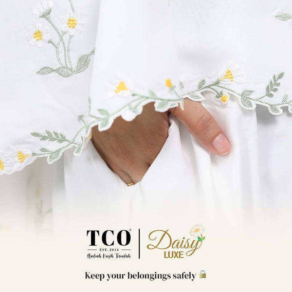 Telekung Daisy Luxe in Hazel Wood