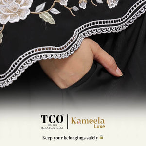 Telekung Kameela Luxe in Dusty Rose