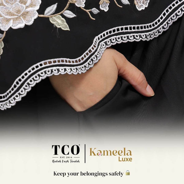 Telekung Kameela Luxe in Dusty Rose