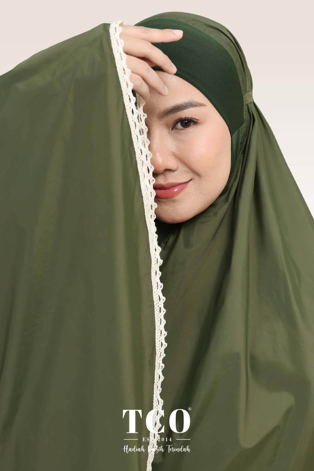 Telekung Travel Ezi Vera in Green