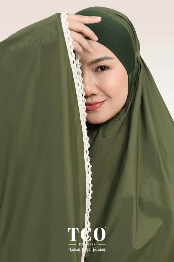 Telekung Travel Ezi Vera in Green