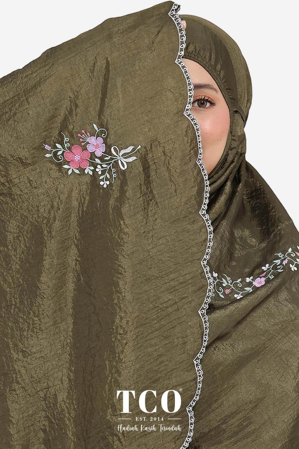 Telekung Travel Wander in Army Green