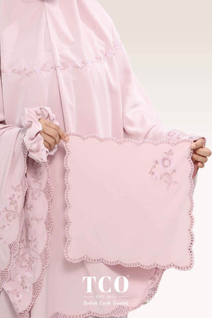 Telekung Windy Luxe in Dusty Rose