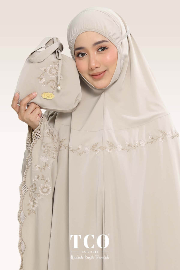 Telekung Windy Luxe in Hazel Wood