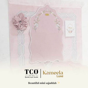Telekung Kameela Luxe in Dusty Rose